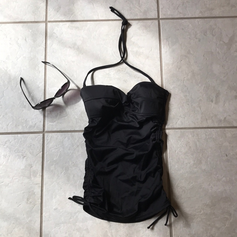 Black Tankini Top